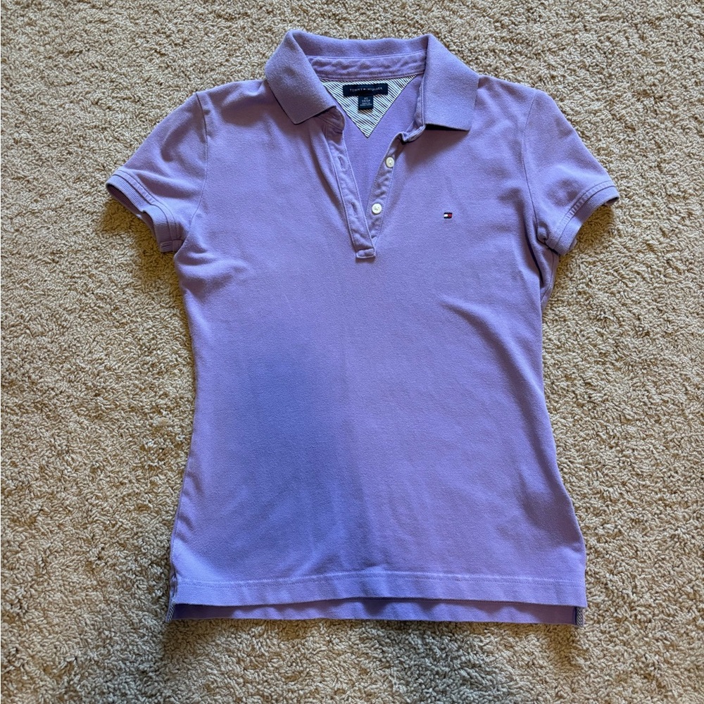 Tommy Hilfiger Women's Purple Polo Shirt
